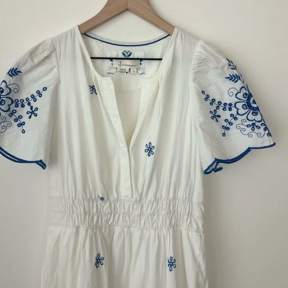 NWOT Anthropologie The Somerset Maxi Dress Eyelet Edition M - Picture 7 of 8